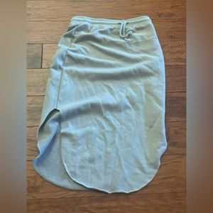 Super cute sweatshirt material pencil skirt